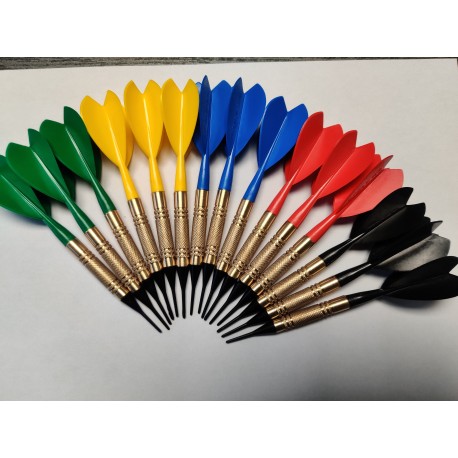 Fléchettes PVC Couleur